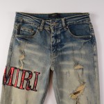 Amiri Core Applique Jean Clay Light Blue