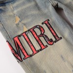 Amiri Core Applique Jean Clay Light Blue