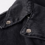 Amiri Denim Zipper Jacket Black