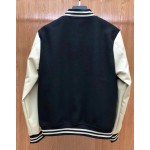 AMIRI Vintage Applique Varsity Jacket Black