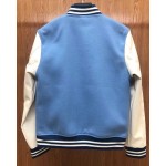 Amiri Letterman Varsity Bomber Jacket Blue