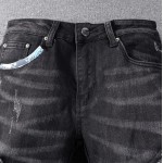 Amiri Japanese Repair Jean Aged Black