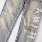 Amiri Military Stencil Jean Clay Indigo