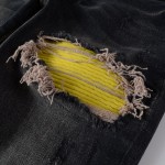 Amiri MX1 Jean Black / Yellow