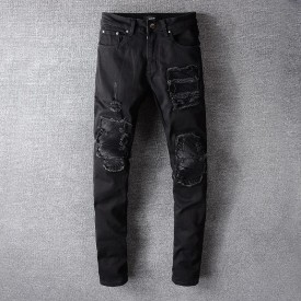 Replica Amiri Mx1 Black Jean