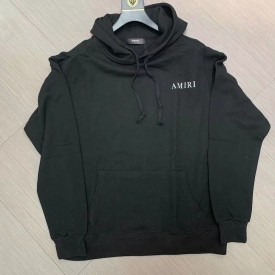 Amiri Outline Cherub Hoodie Black