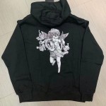 Amiri Outline Cherub Hoodie Black