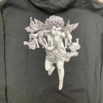 Amiri Outline Cherub Hoodie Black