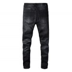 Amiri Paint Drip Core Logo Jean Aged Black