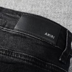 Amiri Paint Drip Core Logo Jean Aged Black