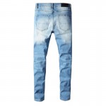 Amiri Scarves Art Patch Jean Original Indigo 