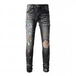 Amiri Skinny Painter Jean Aged Black