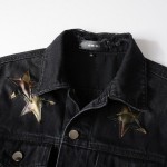 Amiri Chemist Star Trucker Jacket Black