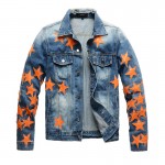 Amiri Chemist Star Trucker Jacket Clay Indigo