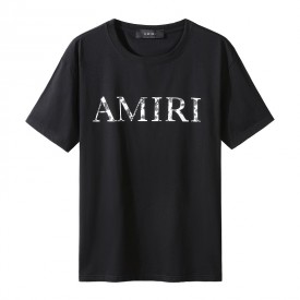 AMIRI Black Logo Print T shirt