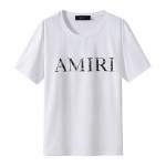 AMIRI White Logo Print T shirt