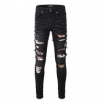 Amiri Tie Dye Bandana Thrasher Jean Aged Black