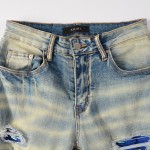 Amiri Tie Dye Bandana Thrasher Jean Aged Blue