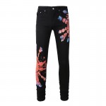 Amiri Tie Dye Jean Black