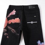 Amiri Tie Dye Jean Black