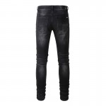 Amiri Ultra Suede Mx1 Jean Aged Black