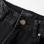 Amiri Ultra Suede Mx1 Jean Aged Black