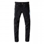 Amiri Watercolor Half Track Jean Black