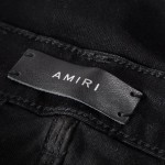 Amiri Watercolor Half Track Jean Black