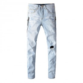 Replica Amiri Watercolor Half Track Jean