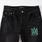 Amiri Watercolor Logo Jean 70s Black