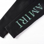 Amiri Watercolor Logo Jean 70s Black