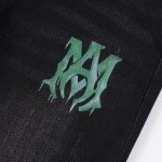 Amiri Watercolor Logo Jean 70s Black