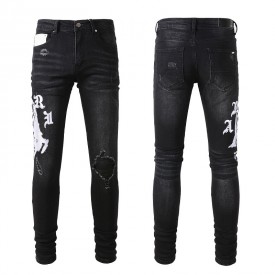 Replica Amiri Wes Lang Reaper Logo Jean