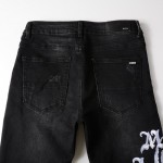 Amiri Wes Lang Reaper Logo Jean Aged Black