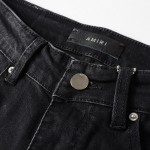 Amiri Wes Lang Reaper Logo Jean Aged Black