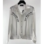 AMIRI Johnny button-up Western jacket white