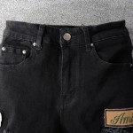 Amiri Wild Ones Patch Jeans Black