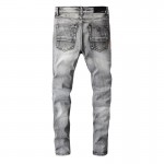 Amiri Wild Ones Patch Jeans Grey