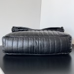 Balenciaga Monaco Large Chain Bag Quilted in Black