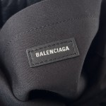 Balenciaga Monaco Large Chain Bag Quilted in Black