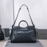 Balenciaga Neo Cagole City Handbag in Dark Grey