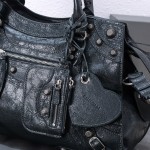 Balenciaga Neo Cagole City Handbag in Dark Grey