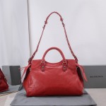 Balenciaga Neo Cagole City Handbag in Red