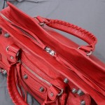 Balenciaga Neo Cagole City Handbag in Red