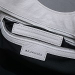 Balenciaga Neo Cagole City Handbag in White