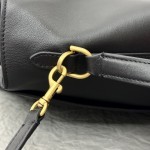 Balenciaga Rodeo Large Handbag in Black / Gold Hardware