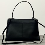 Balenciaga Rodeo Large Handbag in Black / Silver Hardware