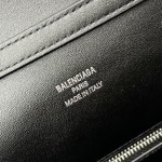 Balenciaga Rodeo Large Handbag in Black / Silver Hardware