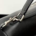 Balenciaga Rodeo Large Handbag in Black / Silver Hardware