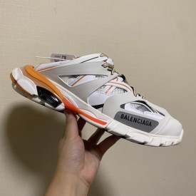 Balenciaga Track Mule White / Orange